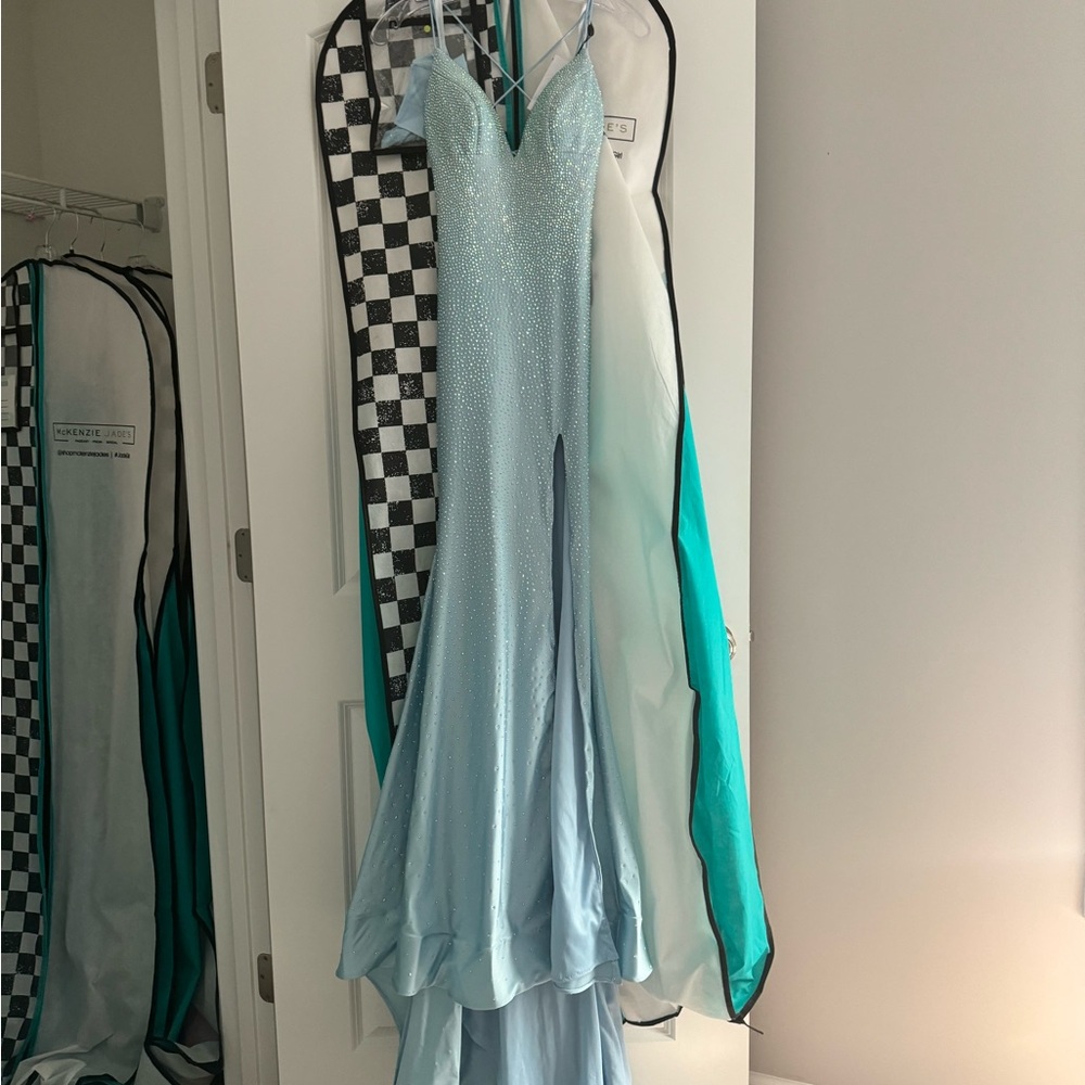 sherri hill 00, light blue